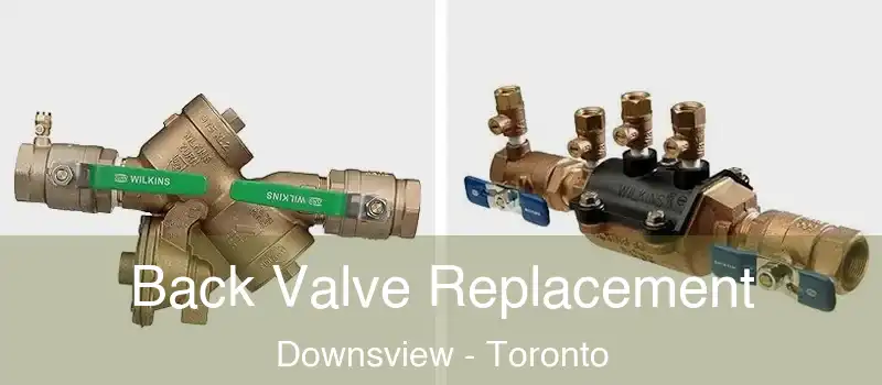  Back Valve Replacement Downsview - Toronto