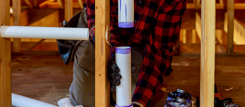 Process of Rough In Plumbing in Downsview, Toronto
