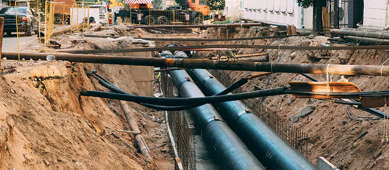 Underground Drainage Pipe Replacement in Downsview, Toronto