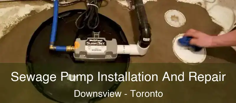  Sewage Pump Installation And Repair Downsview - Toronto