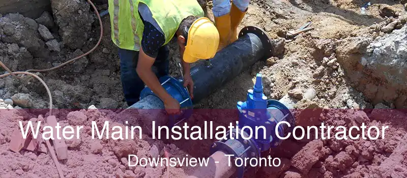  Water Main Installation Contractor Downsview - Toronto
