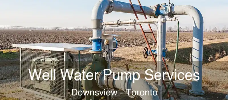  Well Water Pump Services Downsview - Toronto
